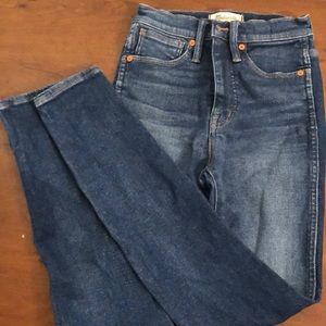 NWOT Madewell 10” high-rise skinny jeans. Women’s Size 24